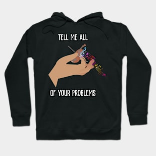 Tiny Violin FRONT & BACK Design Hoodie